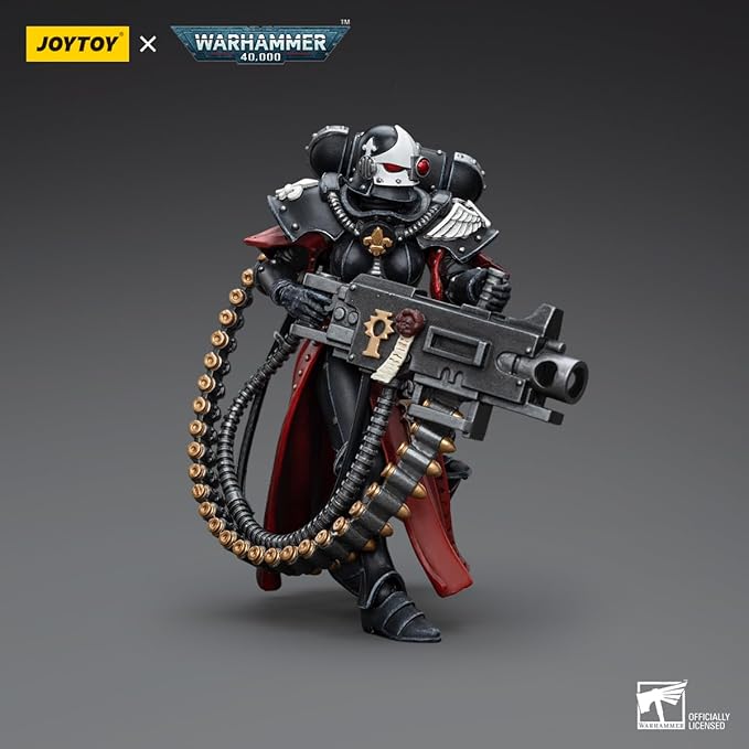 JOYTOY HAPPXYGG Warhammer 40k 1/18 4.7-inch Adepta Sororitas Retributor with Heavy Bolter action figure model toy series - Figurio