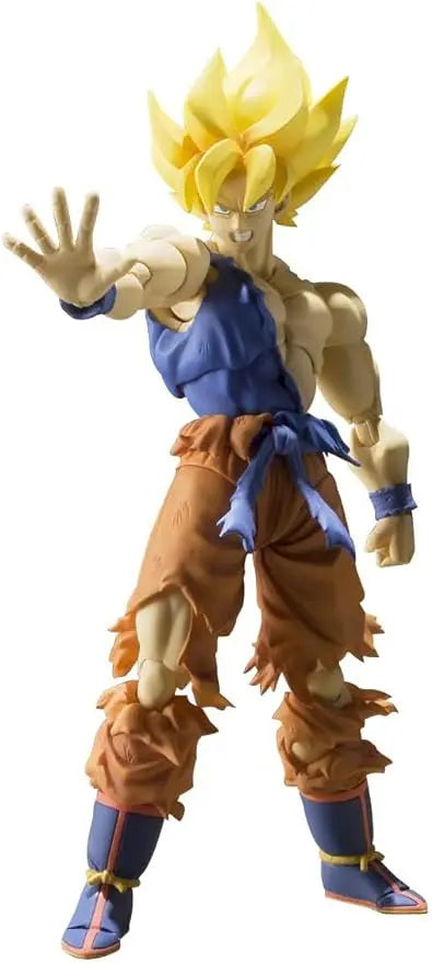 Bandai Tamashii Nations Dragon Ball Z Super Saiyan Goku Super Warrior Awakening S.H. Figuarts Action Figure - Figurio