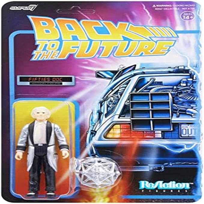 Super7 Back to The Future: Fifties Doc Brown Reaction Figure Multicolor - Figurio