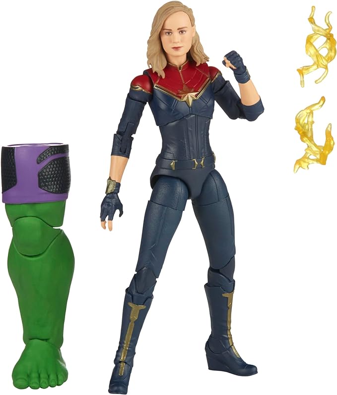 Marvel Legends Series Captain Marvel, The Marvels 6-Inch Collectible Action Figures, Toys for Ages 4 and Up - Figurio