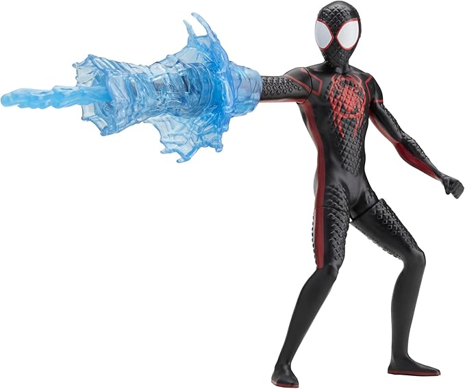 Marvel Spider-Man: Across The Spider-Verse Web Spinning Miles Morales Toy, 6-Inch-Scale Deluxe Action Figure, Toys for Kids Ages 4 and Up - Figurio