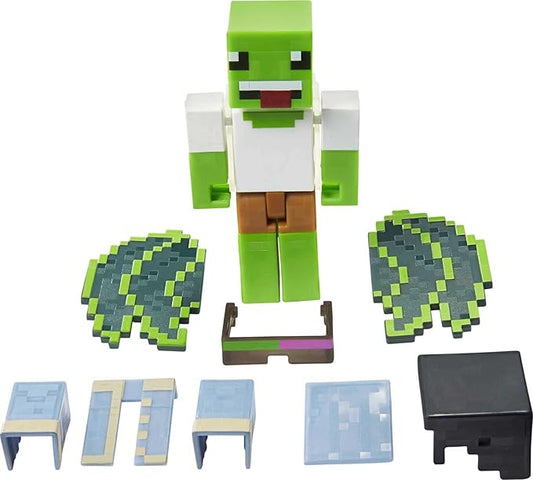 Mattel Minecraft Creator Series Party Shades Figure, Collectible Building Toy, 3.25-inch Action Figure with Accessories, Gift for Ages 6 Years & Older - Figurio