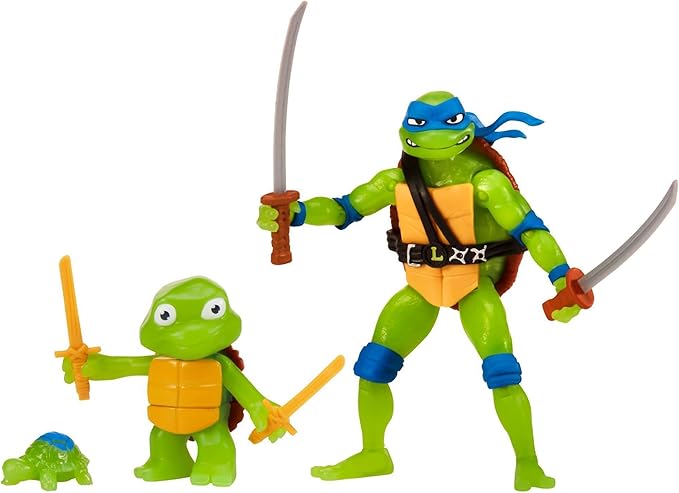 Teenage Mutant Ninja Turtles: Mutant Mayhem Making of a Ninja Leondardo Action Figure 3-Pack - Figurio