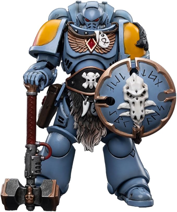 JOYTOY Warhammer 40,000 1/18 Action Figure Space Wolves Claw Pack Sigyrr Stoneshield Collection Model Birthday Gifts - Figurio