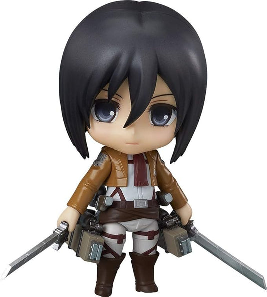 Good Smile Attack on Titan: Mikasa Ackerman Nendoroid Action Figure, Multicolor - Figurio