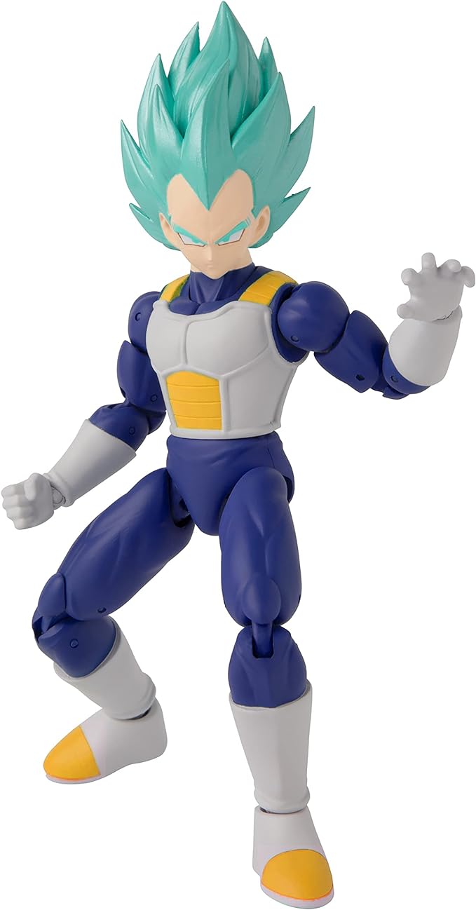 Dragon Ball Super - Dragon Stars - Super Saiyan Blue Vegeta Version 2, 6.5" Action Figure - Figurio