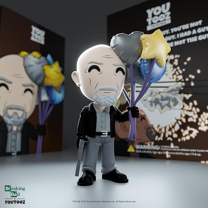 Youtooz Breaking Bad Mike Ehrmantraut 5" Inch, Mike Ehrmantraut Vinyl Figure, Collectible Mike Ehrmantraut from Breaking Bad by Youtooz Breaking Bad Collection - Figurio