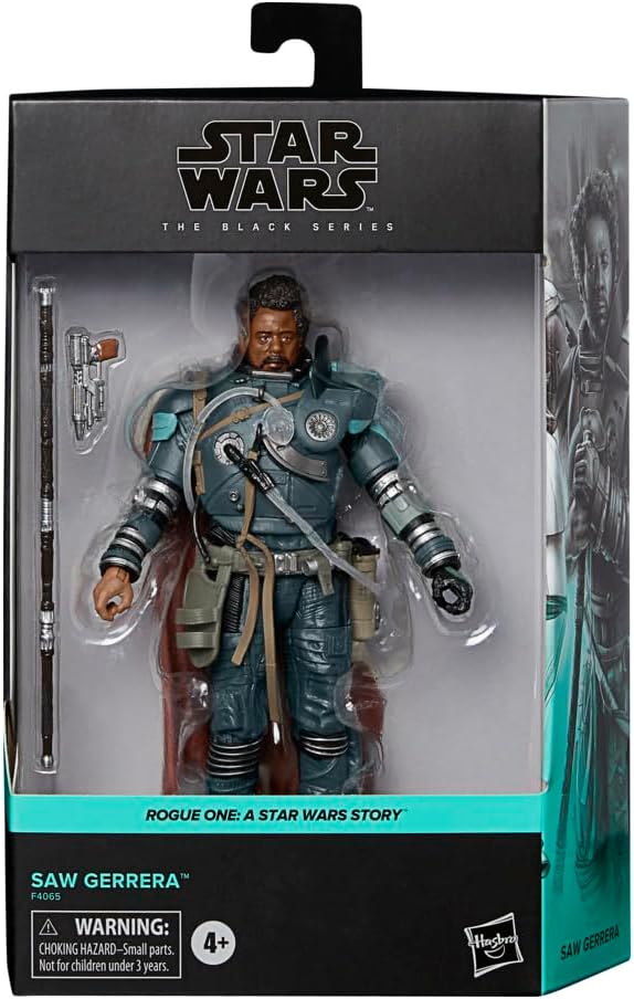 STAR WARS The Black Series Saw Gerrera Toy 6-Inch-Scale Rogue One: A Story Collectible Action Figure,Toys for Kids Ages 4 and Up - Figurio