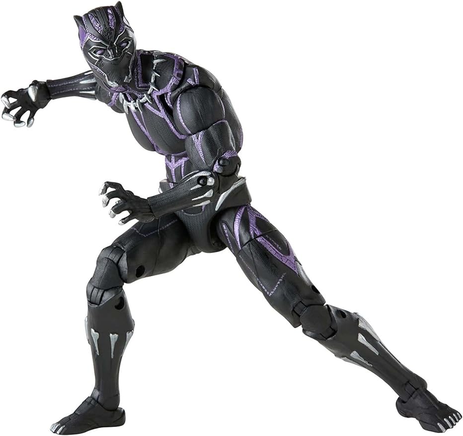 Marvel Legends Series Black Panther Legacy Collection Black Panther 6-inch Action Figure Collectible Toy, 3 Accessories - Figurio