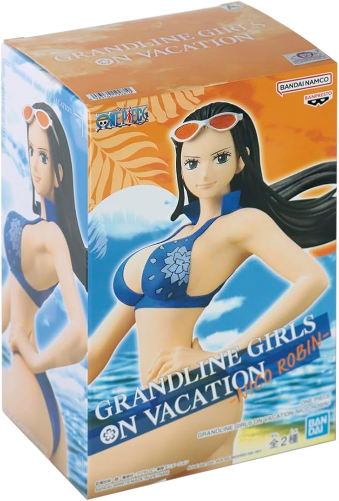 Banpresto 19281 One Piece Grandline Girls On Vacation Nico Robin (Ver.A) Figure - Figurio