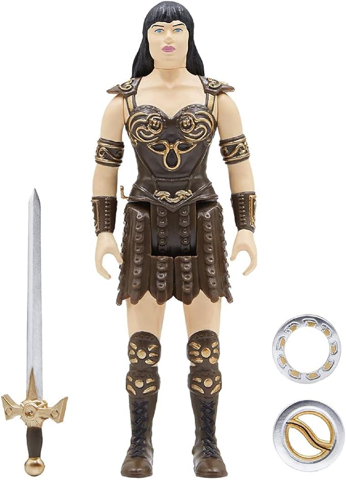 Super7 Xena: Warrior Princess: Xena Reaction Figure,Multicolor - Figurio