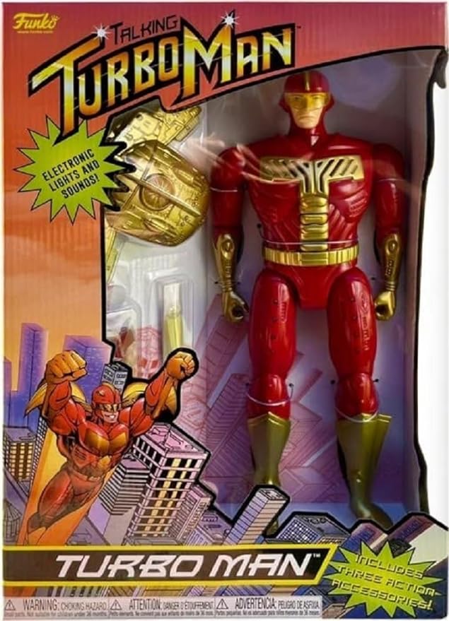 Jingle All The Way – Turbo Man Electronic Figure by Funko - Figurio