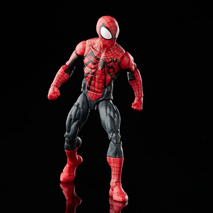 Marvel Legends Series Ben Reilly Spider-Man, Spider-Man Legends Collectible 6 Inch Action Figures, 2 Accessories - Figurio