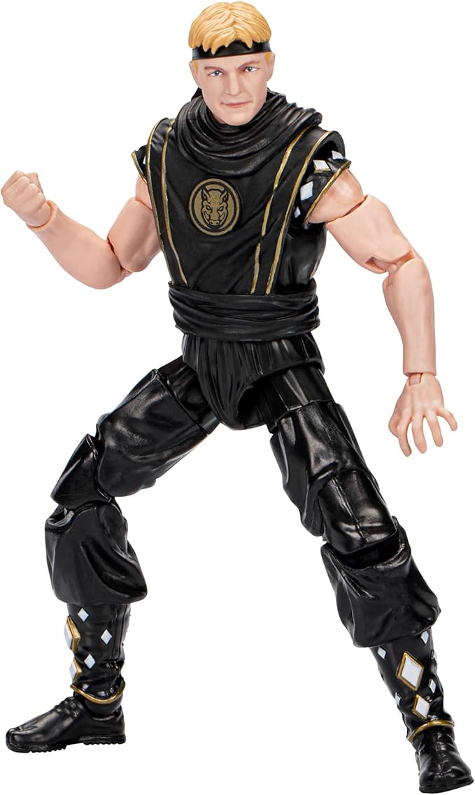 Hasbro Power Rangers x Cobra Kai Lightning Collection Morphed Johnny Lawrence Black Boar Ranger Figure 6" - Figurio