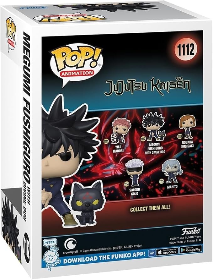 Funko Pop! & Buddy: Jujutsu Kaisen - Megumi with Dogs, Multicolor, 61360 - Figurio