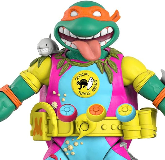 SUPER7 Teenage Mutant Ninja Turtles Ultimates Sewer Surfer Mike 7-Inch Action Figure - Figurio