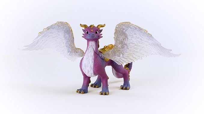 Schleich Bayala Nightsky Dragon - Fantasy Mythical Dragon Creature Toy Figurine with Wings and Glittering Scales for Boys and Girls, Birthday Gift for Kids Age 5+ - Figurio