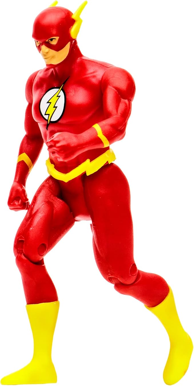 McFarlane Toys, DC Multiverse, 5-inch DC Rebirth Super Powers The Flash Action Figure with 5 Points of articulations, Collectible DC Retro 1980’s Super Powers Line Figure – Ages 12+ - Figurio