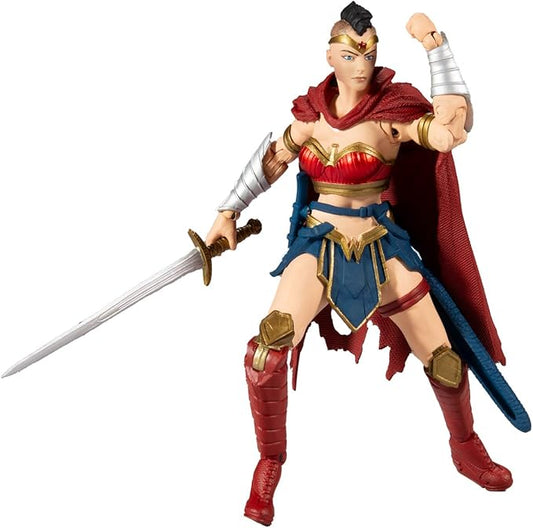 McFarlane Toys - DC Build-A 7 Figures Wave 3 - Last Knight On Earth - Wonder Woman - Figurio