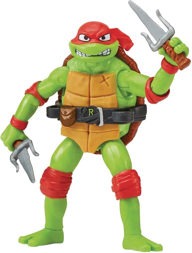 Teenage Mutant Ninja Turtles: Mutant Mayhem 4.6” Raphael Basic Action Figure by Playmates Toys - Figurio