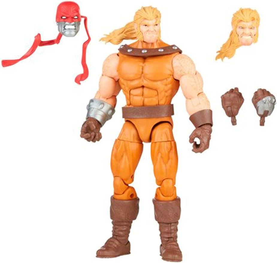 Marvel Legends Series Sabretooth, 6-Inch Scale Action Figure Toy, Premium Design, 1 Figure, 3 Accessories, and 1 Build-A-Figure Part - Figurio