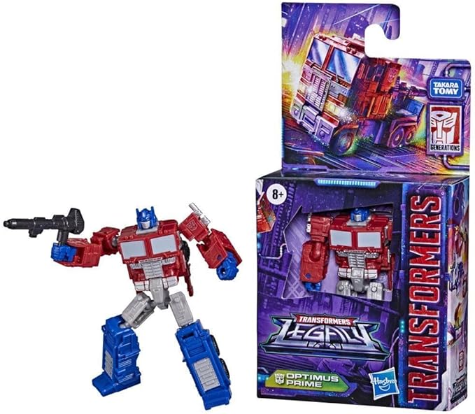 STAR WARS Transformers Toys Generations Legacy Core Optimus Prime Action Figure - Kids Ages 8 and Up, 3.5-inch - Figurio