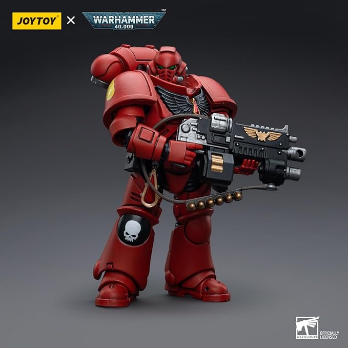 JOYTOY HAPPXYGG Warhammer 40k 1/18 4.7-inch Blood Angels Intercessors action figure model toy series - Figurio