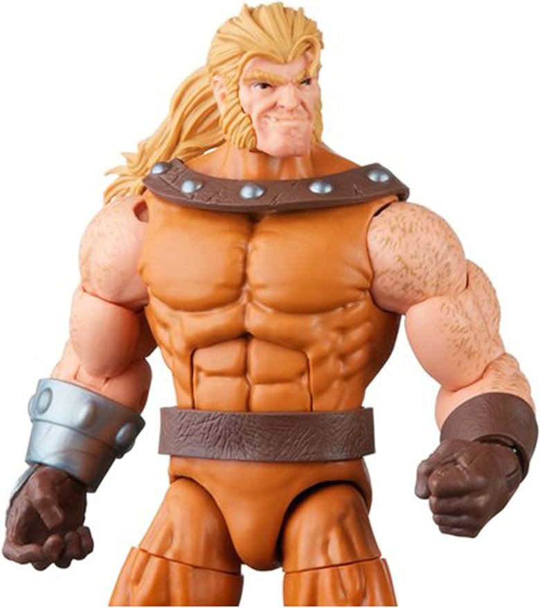 Marvel Legends Series Sabretooth, 6-Inch Scale Action Figure Toy, Premium Design, 1 Figure, 3 Accessories, and 1 Build-A-Figure Part - Figurio