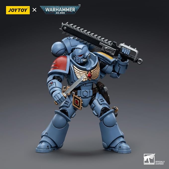 JOYTOY HAPPXYGG Warhammer 40k 1/18 4.7-inch Space Wolves Intercessors action figure model toy series - Figurio