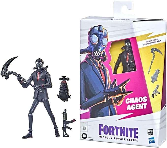 FORTNITE Hasbro Victory Royale Series Chaos Agent Collectible Action Figure with Accessories - Ages 8 and Up,6-inch - Figurio