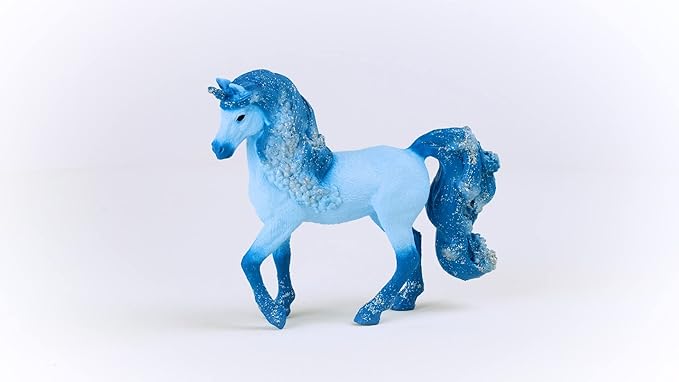 Schleich bayala New 2023, Unicorn Toys for Girls and Boys, Elementa Water Flame Unicorn Toy Figurine, Ages 5+ - Figurio