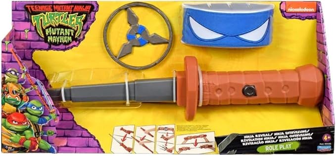 Teenage Mutant Ninja Turtles: Mutant Mayhem Leonardo Katana Sword Basic Role Play Set by Playmates Toys - Figurio