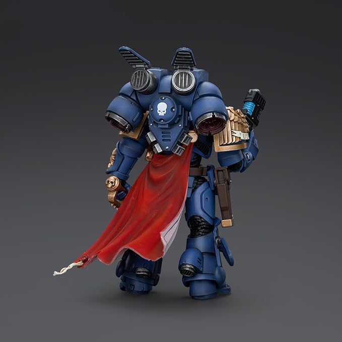 JOYTOY Warhammer 40,000 1/18 Action Figure Ultramarines Captain with Jump Pack Collection Model Birthday Gifts - Figurio