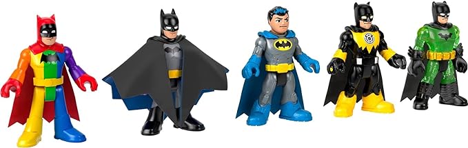 Fisher-Price Imaginext DC Super Friends Batman Toys 80th Anniversary Collection Figure Set for Adults & Preschool Kids Ages 3+ Years - Figurio