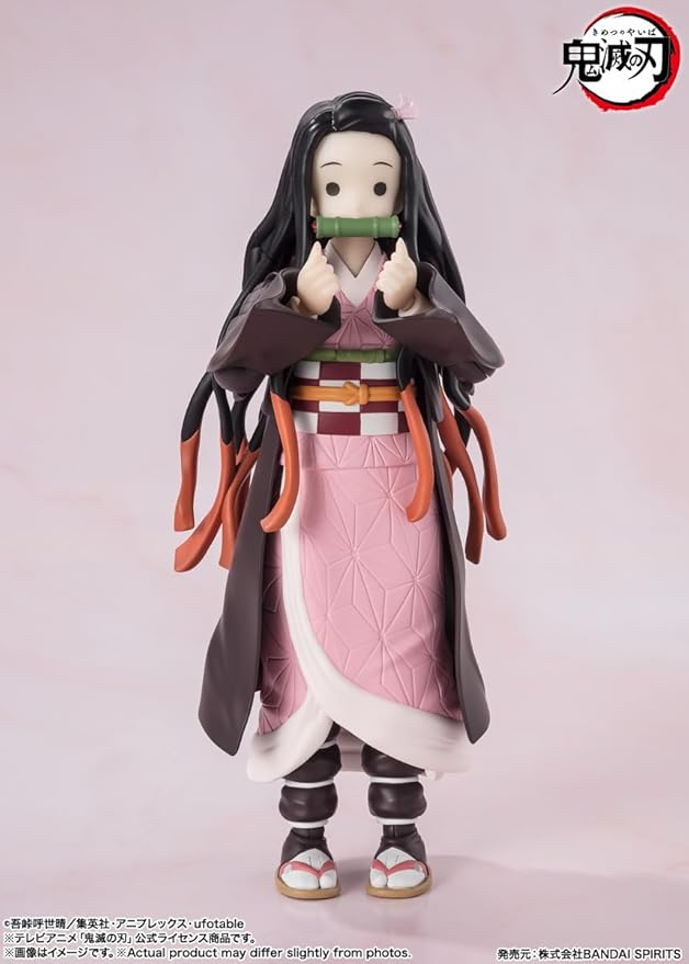 TAMASHII NATIONS - Demon Slayer: Kimetsu no Yaiba - Nezuko Kamado, Bandai Spirits S.H.Figuarts Action Figure - Figurio