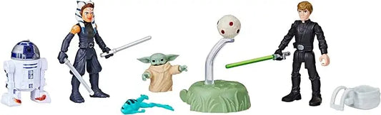 STAR WARS Mission Fleet, 2.5-Inch Scale Grogu Action Figure Set with 4 Figures & 7 Accessories, Toys for 4 Year Old Boys & Girls - Figurio