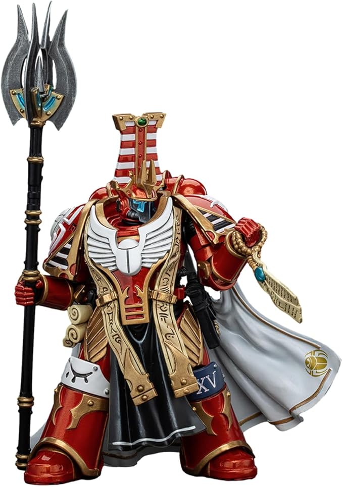 JOYTOY 1/18 Action Figure Warhammer 30K The Horus Heresy Thousand Sons Legion Librarian Consut Collection Model Birthday Gifts 6.18 inch Pre-Order - Figurio