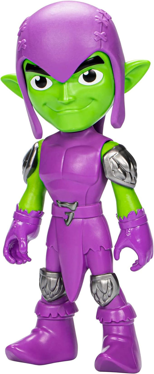 Marvel Spidey and His Amazing Friends Supersized Green Goblin Figure, 9-Inch Action Figure, Preschool Toys for Kids, Ages 3 and Up, Super Hero Toys - Figurio