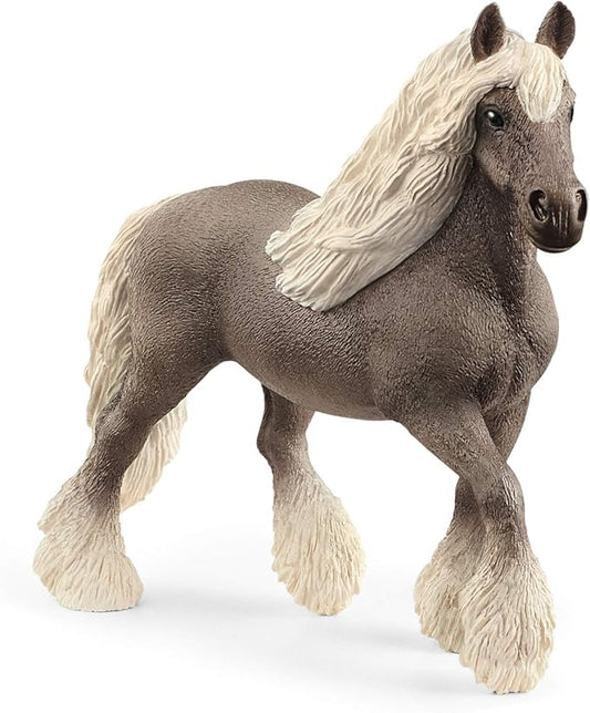 Schleich Farm World Realistic Silver Dapple Mare Gray Horse Figurine - Highly Detailed and Durable Farm Animal Figurine for Boys and Girls, Gift for Kids Ages 3+ - Figurio