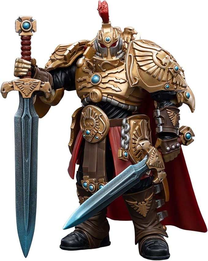 JOYTOY Warhammer 40K 1/18 Action Figure Adeptus Custodes Blade Champion Anime Collection Model Gift - Figurio