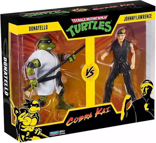 Teenage Mutant Ninja Turtles vs. Cobra Kai Donatello vs. Johnny Lawrence 2 Pack - Figurio