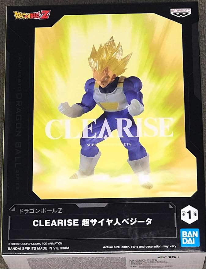 DRAGON BALL Z CLEARISE Super Saiyan Vegeta - Figurio