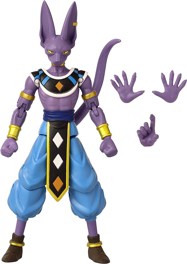 Dragon Stars Series - Dragon Ball Super - Beerus Version 2, 6.5" Action Figure - Figurio