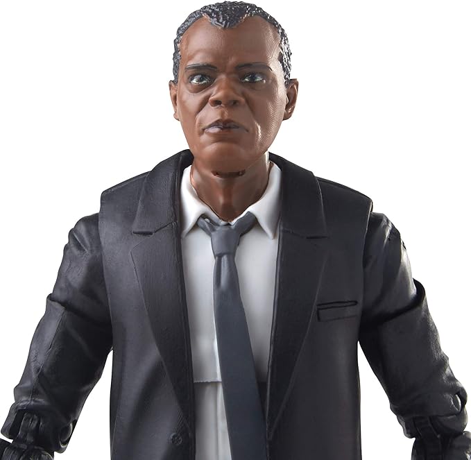 Marvel Captain Marvel 6-inch Legends Nick Fury Figure for Collectors, Kids, & Fans - Figurio