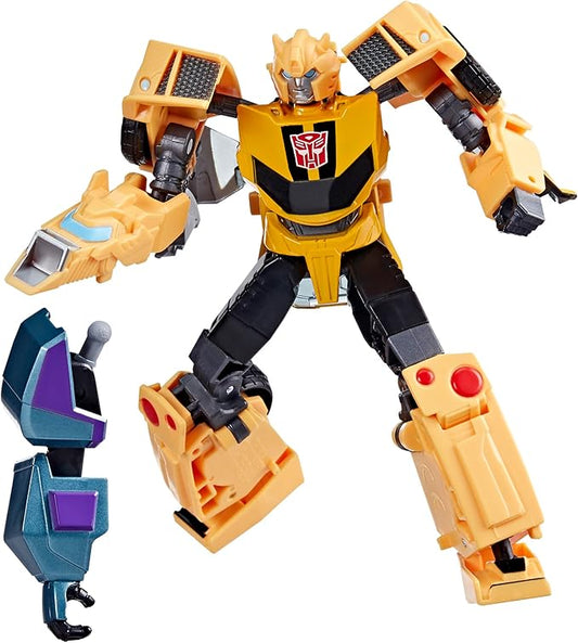 Transformers Toys EarthSpark Deluxe Class Bumblebee Action Figure, 5-Inch, Robot Toys for Kids Ages 6 and Up - Figurio