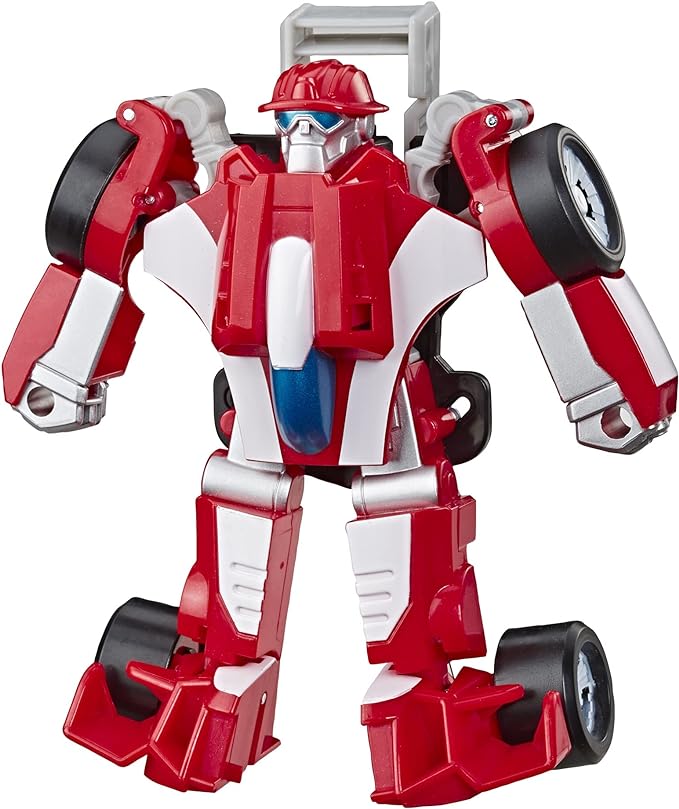 Transformers Playskool Heroes Rescue Bots Academy Heatwave The Fire-Bot Converting Toy, 4.5-Inch Action Figure, Toys for Kids Ages 3 and Up - Figurio