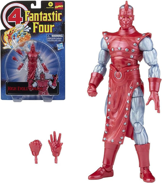 Marvel Hasbro Legends Series Retro Fantastic Four High Evolutionary 6-inch Action Figure Toy, Includes 2 Accessories - Figurio