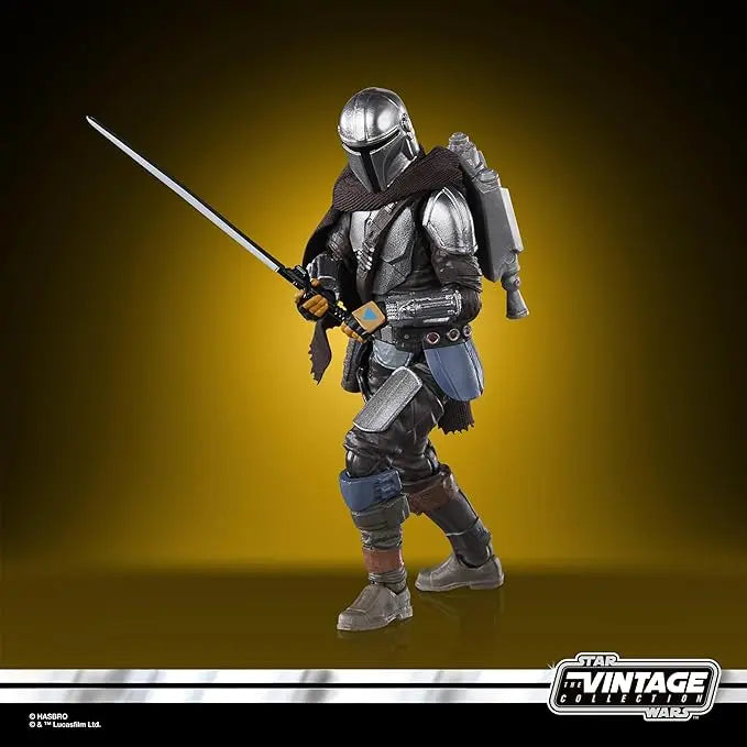 STAR WARS The Vintage Collection The Mandalorian (Mines of Mandalore), The Mandalorian 3.75-Inch Collectible Action Figure - Figurio