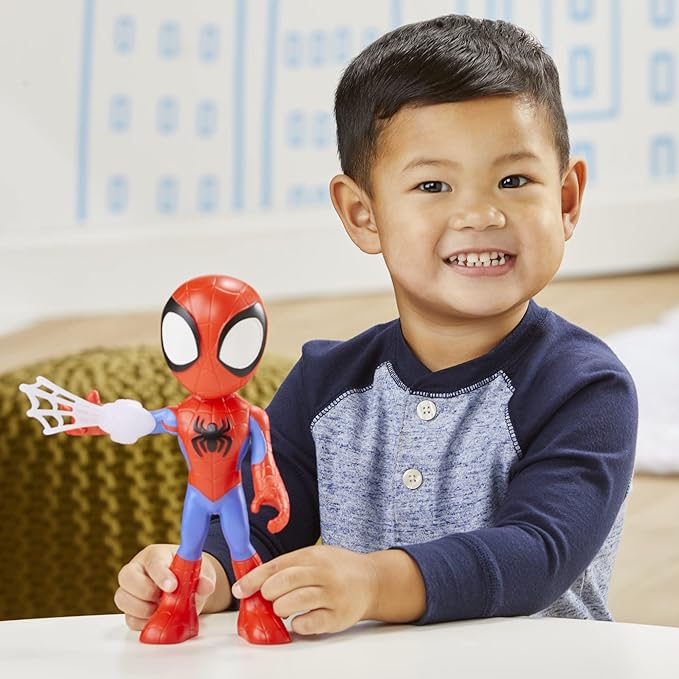 Spidey and his Amazing Friends Supersized Hero Multipack, 3 Large Action Figures, Marvel Preschool Super Hero Toy, Ages 3 and Up, 9 Inches (Amazon Exclusive) - Figurio