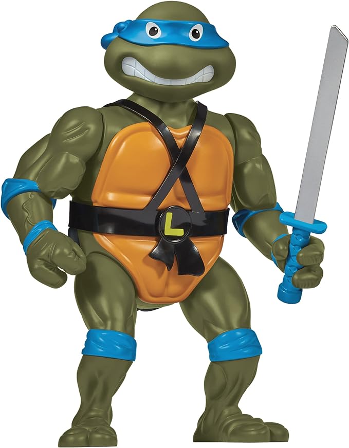 Teenage Mutant Ninja Turtles: 12” Original Classic Leonardo Giant Figure by Playmates Toys - Figurio